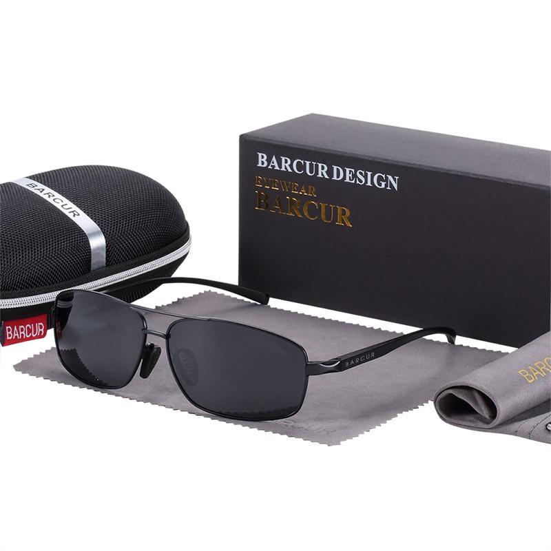 Lunettes de soleil polarisées rectangulaires de luxe élégantes, photochromiques, pour la conduite, pour hommes et garçons, avec protection UV400