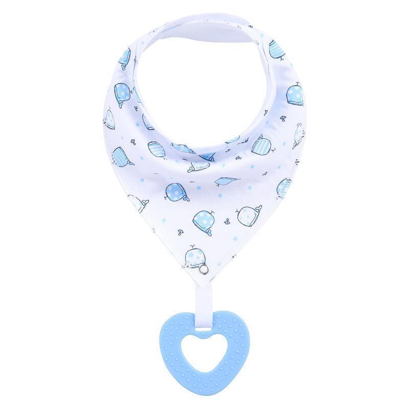Bavoirs bandanas unisexes 100 % coton biologique super absorbants et doux pour bébé et jouets de dentition pour nouveau-né