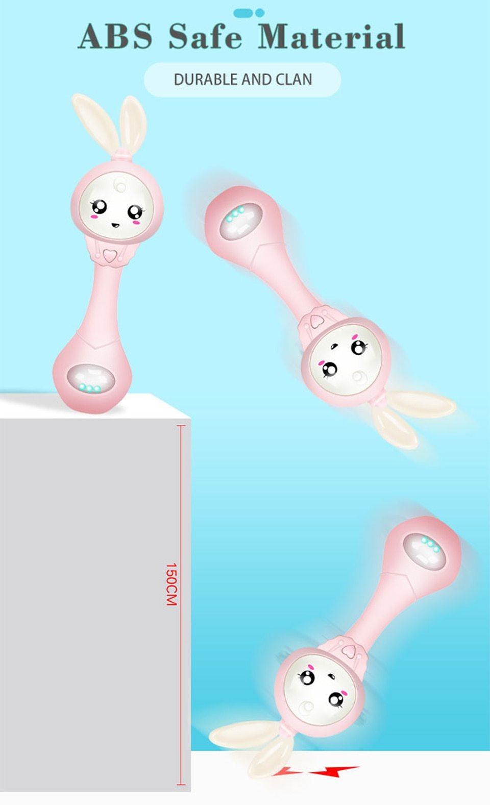 Jouet hochet de dentition musical pour bébé pour l'éducation des enfants, clochette de lit, landau, jouets pour bébés nouveau-nés