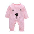 Combinaisons grenouillères pour bébés garçons et filles, imprimé animal mignon, manches longues, hiver, coton, pour enfants, tenue de jeu, vêtements