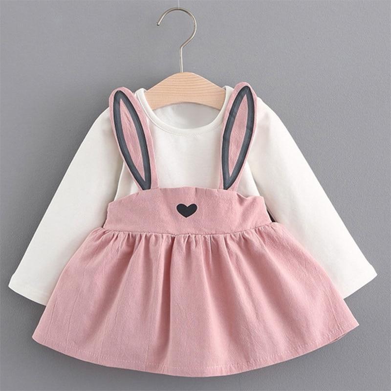 Vêtements de princesse d'automne pour bébé fille, hauts mignons à manches longues, dessin animé girafe pour bébés filles