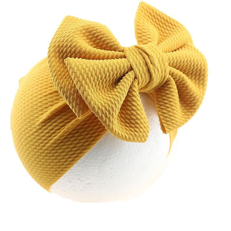 Bandeau de bébé moderne à nœud papillon pour les petites filles, bandeau turban, turban noué pour bébés filles