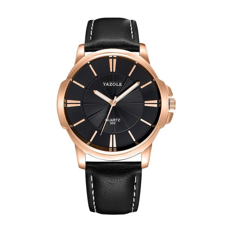 Nouvelle Montre Classique Homme Étanche Bracelet Cuir Style Affaires Luxe Excellent Design Cadeau Parfait