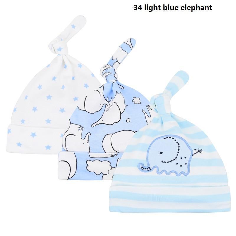 Bonnets et casquettes imprimés pour bébés, accessoires pour nouveau-nés, lot de 3 pièces au design moderne et élégant pour bébés et enfants.