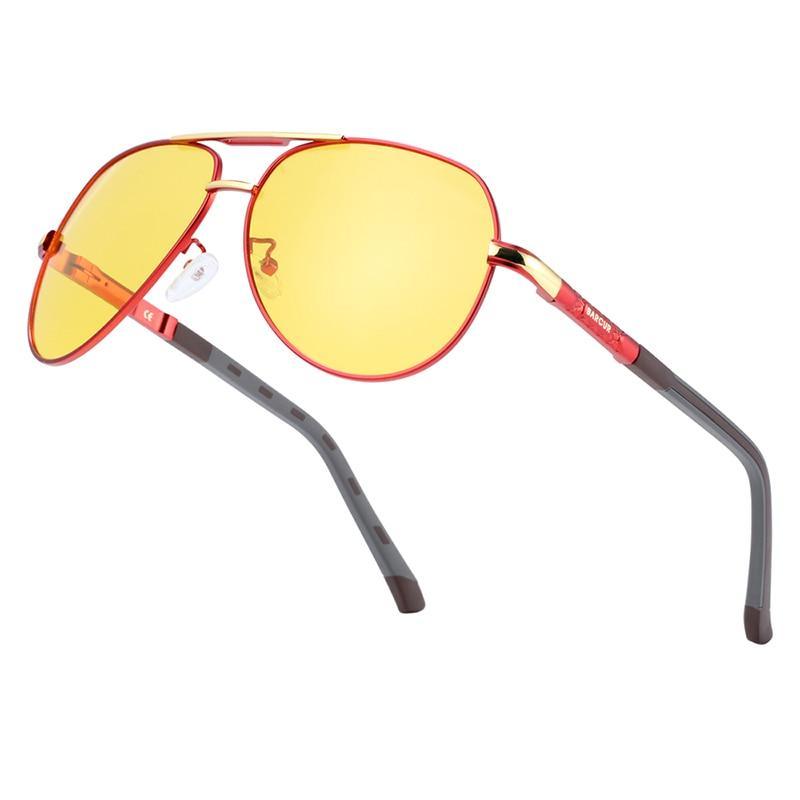 Lunettes de Vision Nocturne Originales Luxueuses et Élégantes, Lunettes de Conduite de Nuit de Marque de Luxe Pour Femmes et Hommes Avec Protection UV400