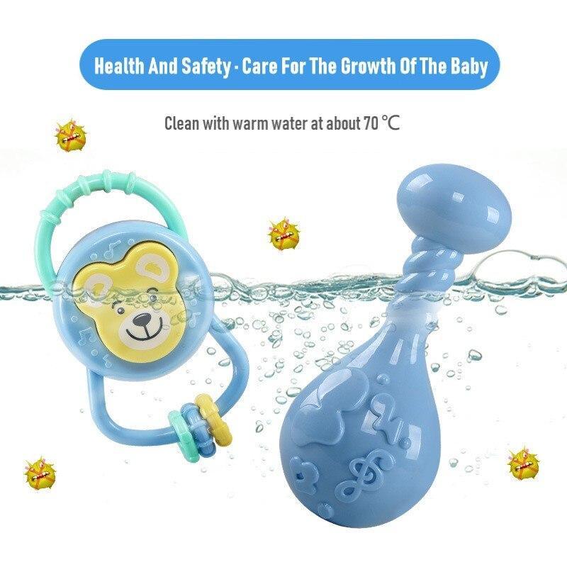 Hochet Pour Bébé Jouets Cartoon Poignée Douce Hochets Anneau de Dentition Agitateur Pour Bébé et Enfants Jouets Éducatifs Pour Nouveau-nés