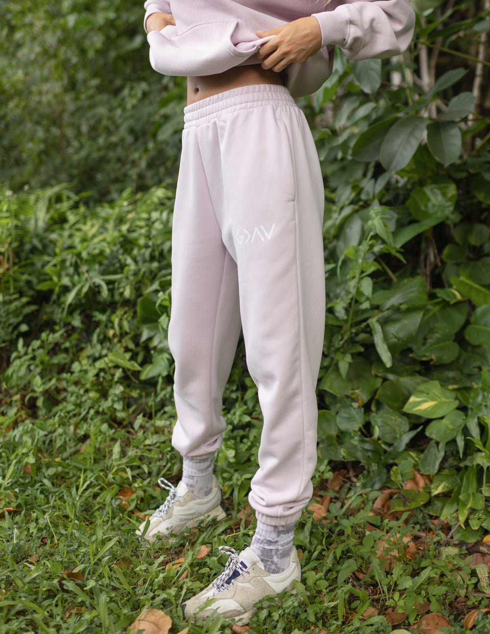 Pantalon de jogging unisexe violet Highs and Lows