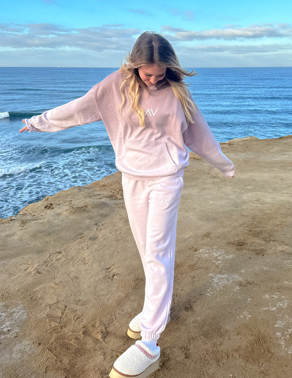 Pantalon de jogging unisexe violet Highs and Lows
