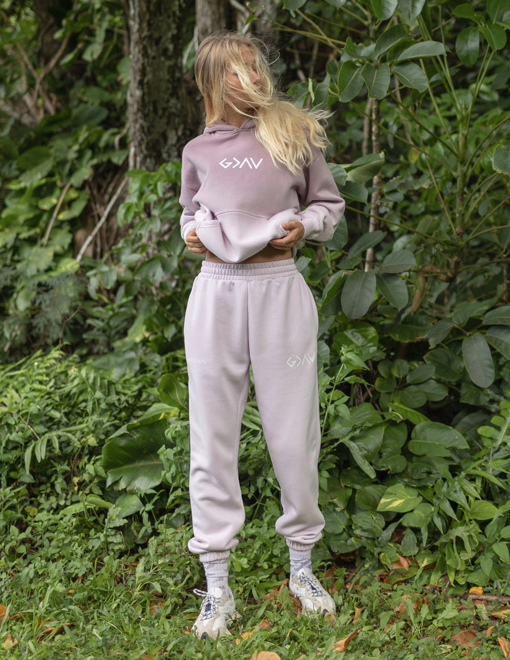 Pantalon de jogging unisexe violet Highs and Lows