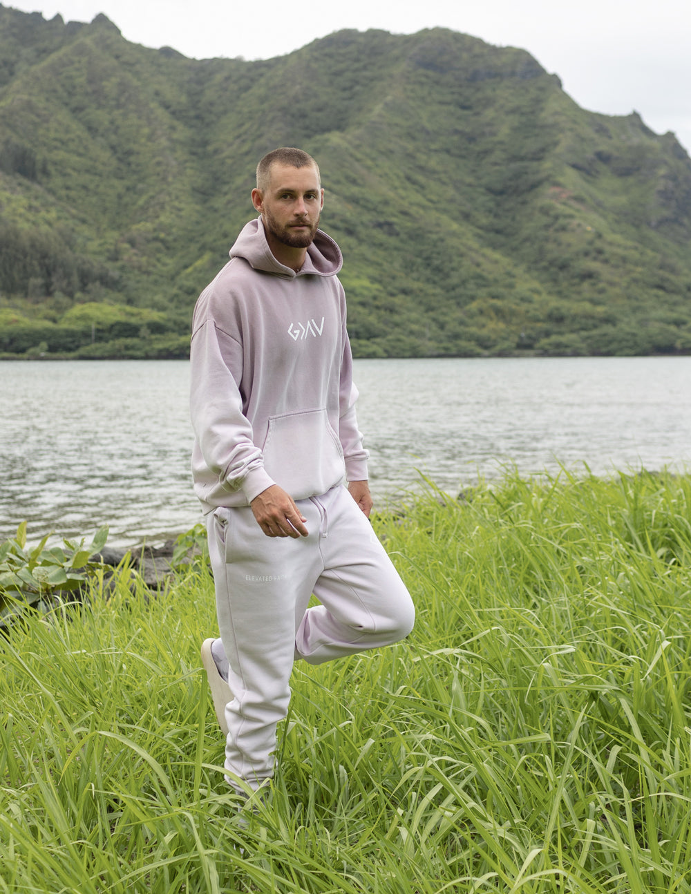 Pantalon de jogging unisexe violet Highs and Lows