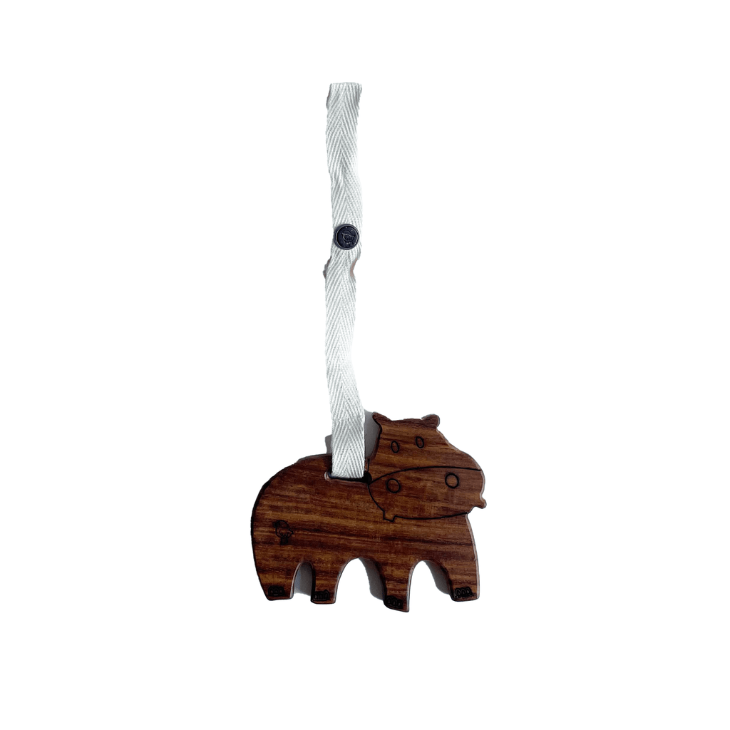 jouet de poussette en bois | Henry l'hippopotame