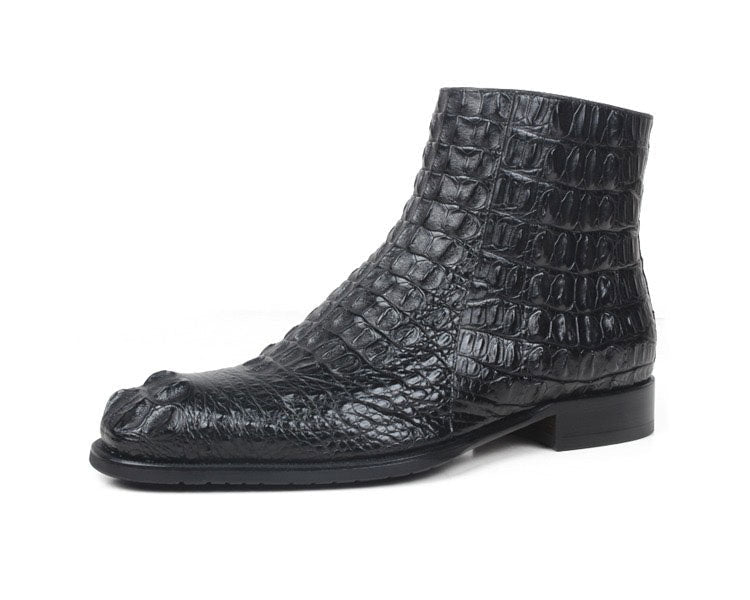 Maurice El Paso Hornback Alligator Boot Black
