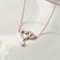 Collier Cœur Entrelacé, Collier Cœur Argent, Collier Femme