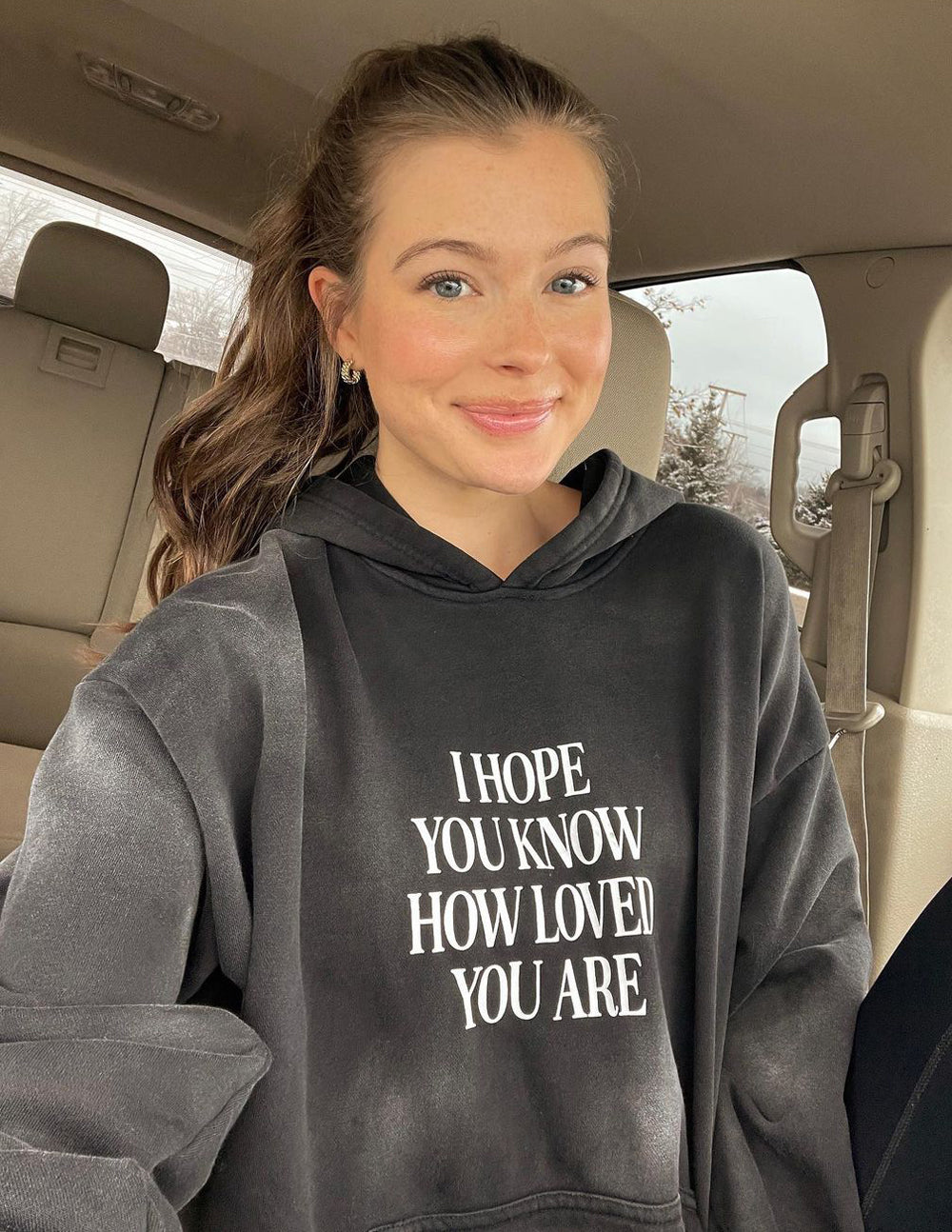 Sweat à capuche unisexe I Hope You Know