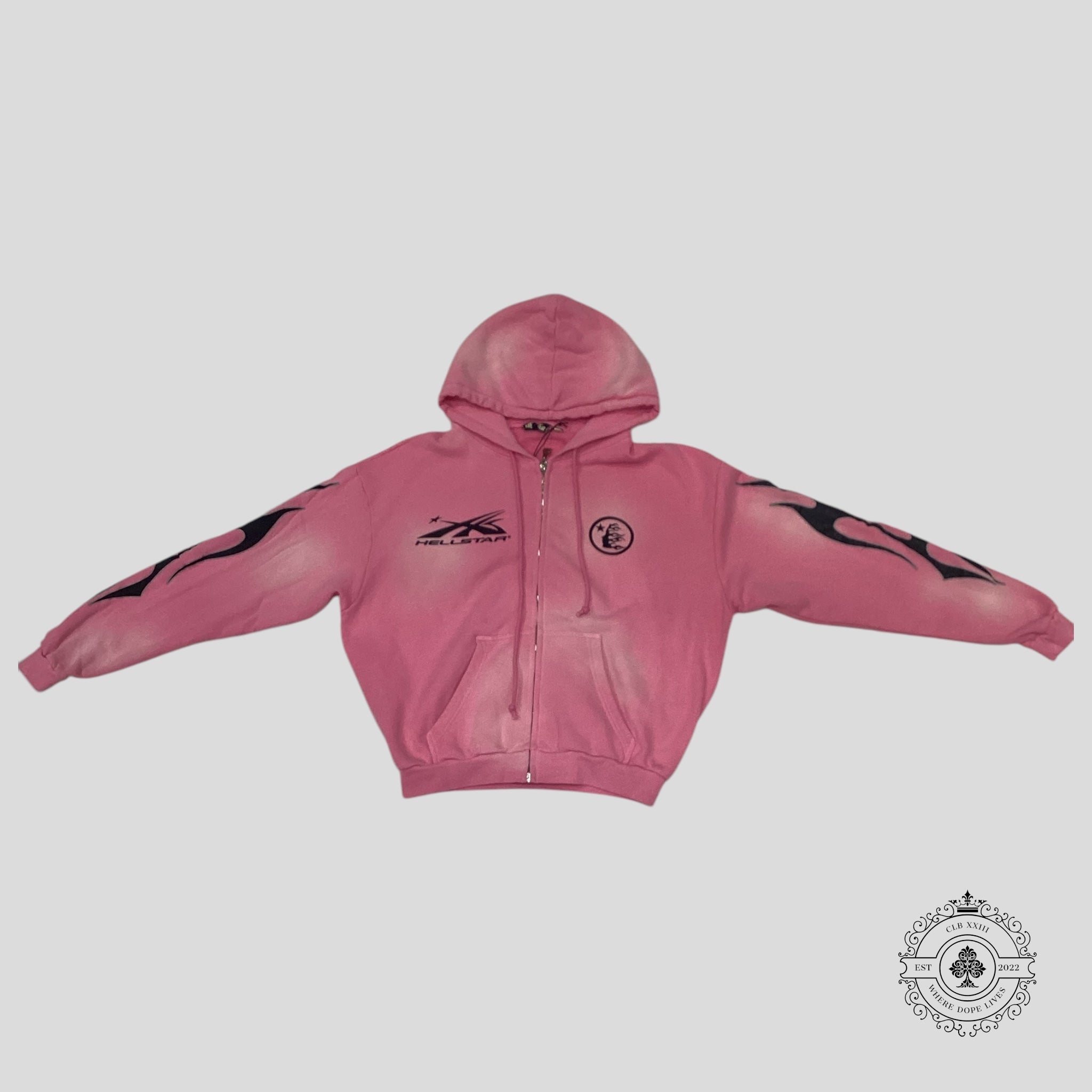 Hellstar Sports ComplexCon Exclusive Veste Zippée Flamme