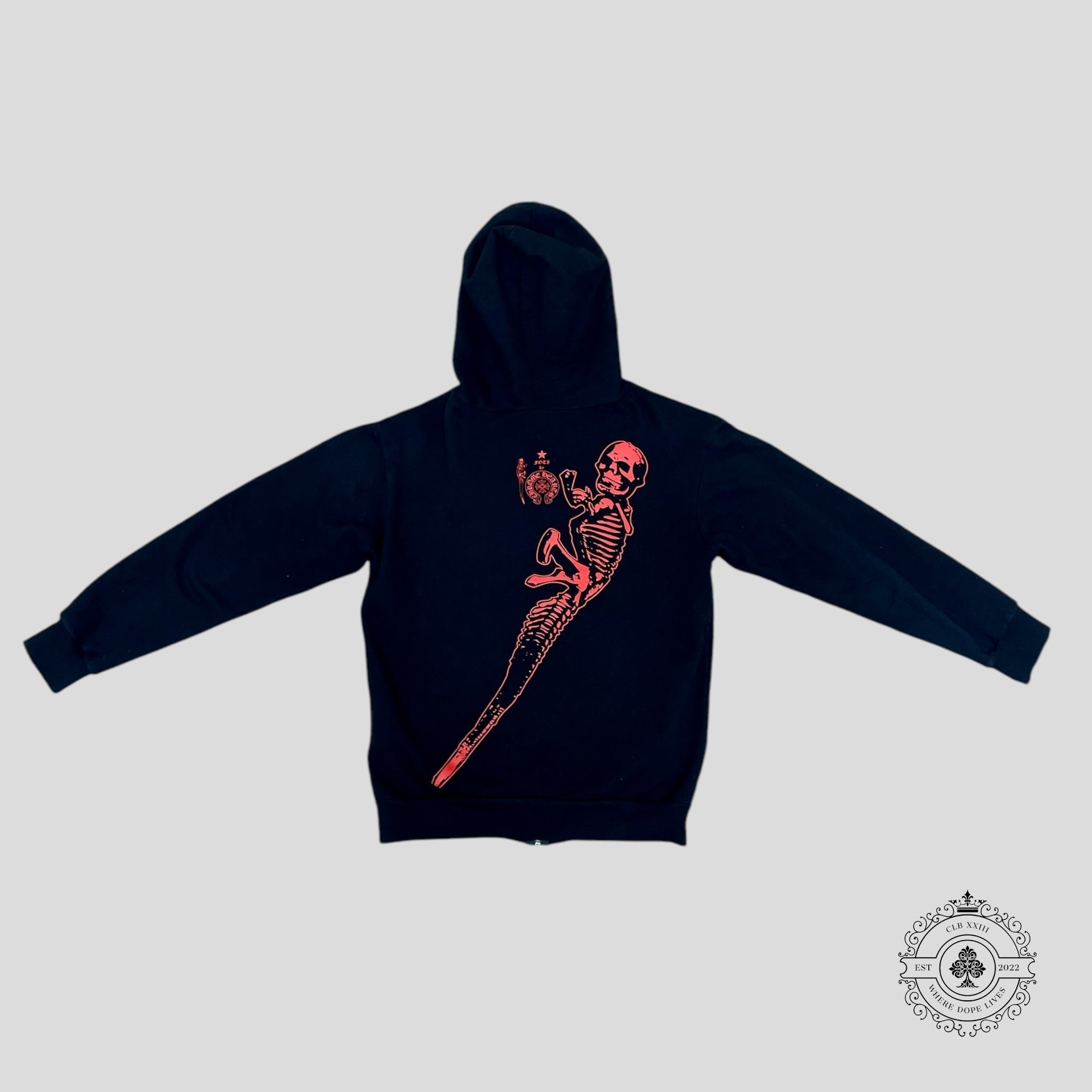 Sweat à capuche zippé Chrome Hearts Vintage Foti Jarvis