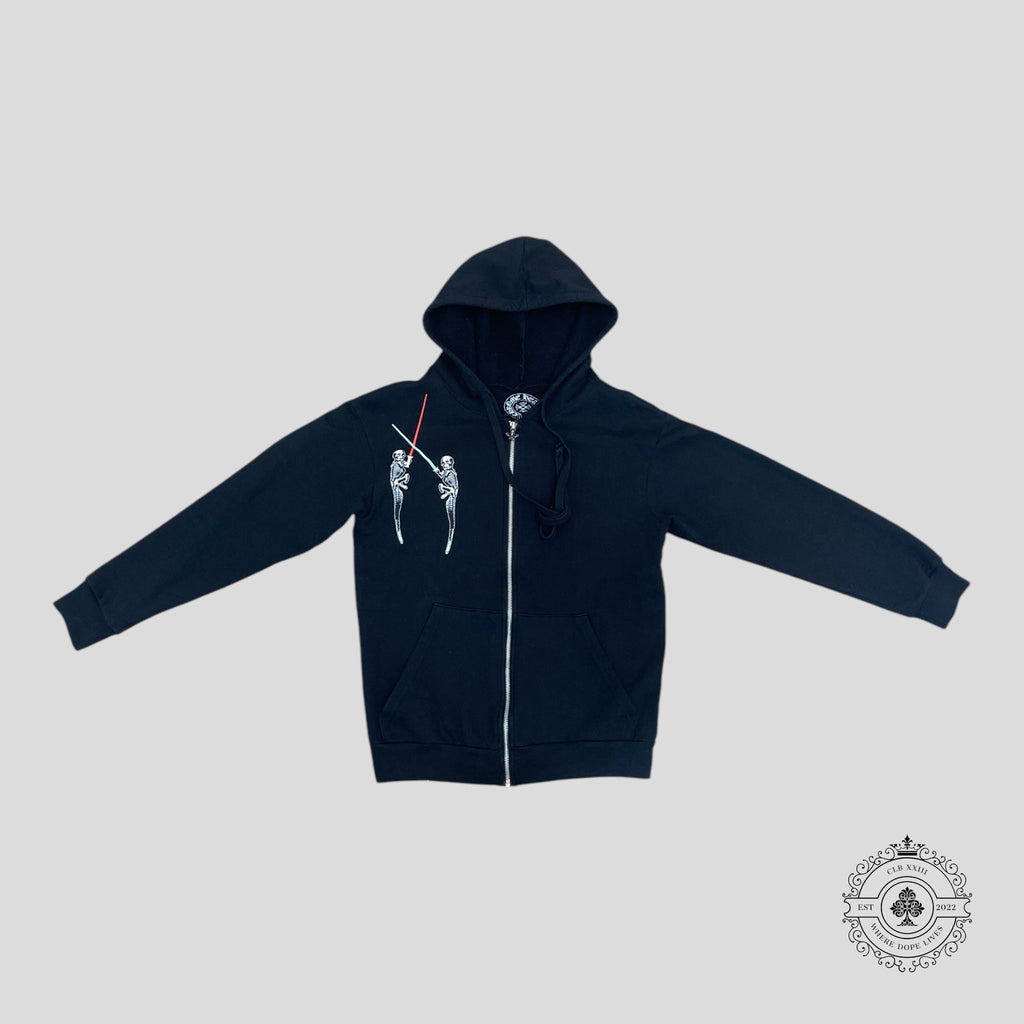 Sweat à capuche zippé Chrome Hearts Vintage Foti Jarvis
