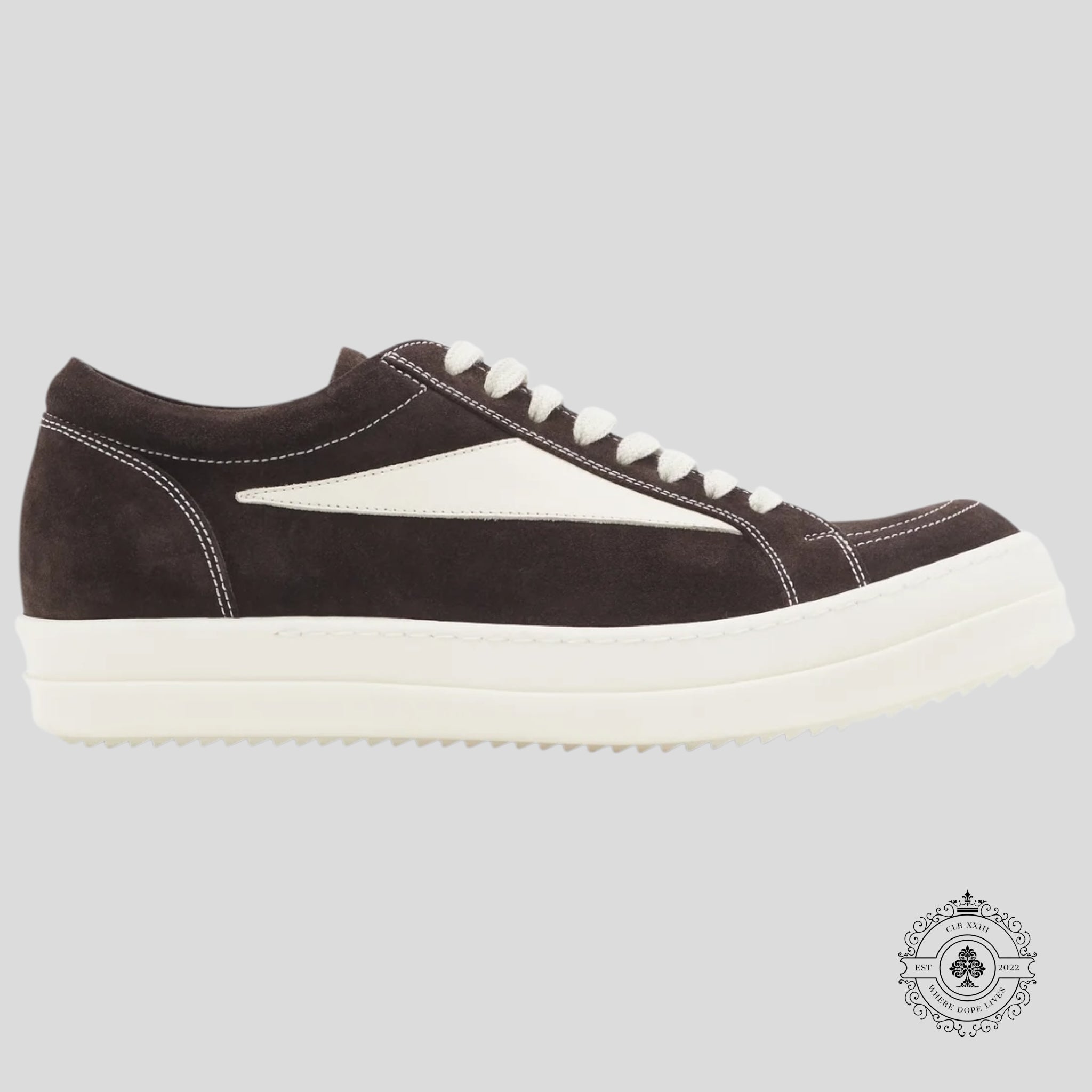 Sneaker Vintage Hollywood Rick Owens acajou