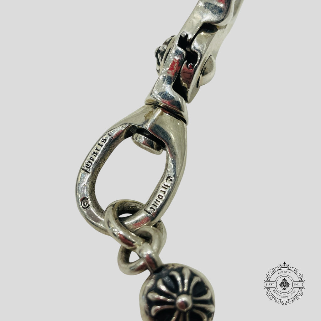 Chaîne de portefeuille courte Chrome Hearts Plus Ball