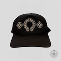 Casquette noire à logo fer à cheval Chrome Hearts