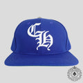 Casquette brodée Chrome Hearts CH Bleue