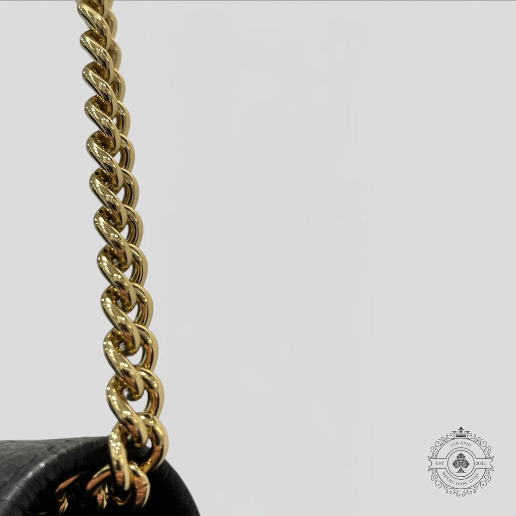 Portefeuille Gucci GG Marmont en cuir noir