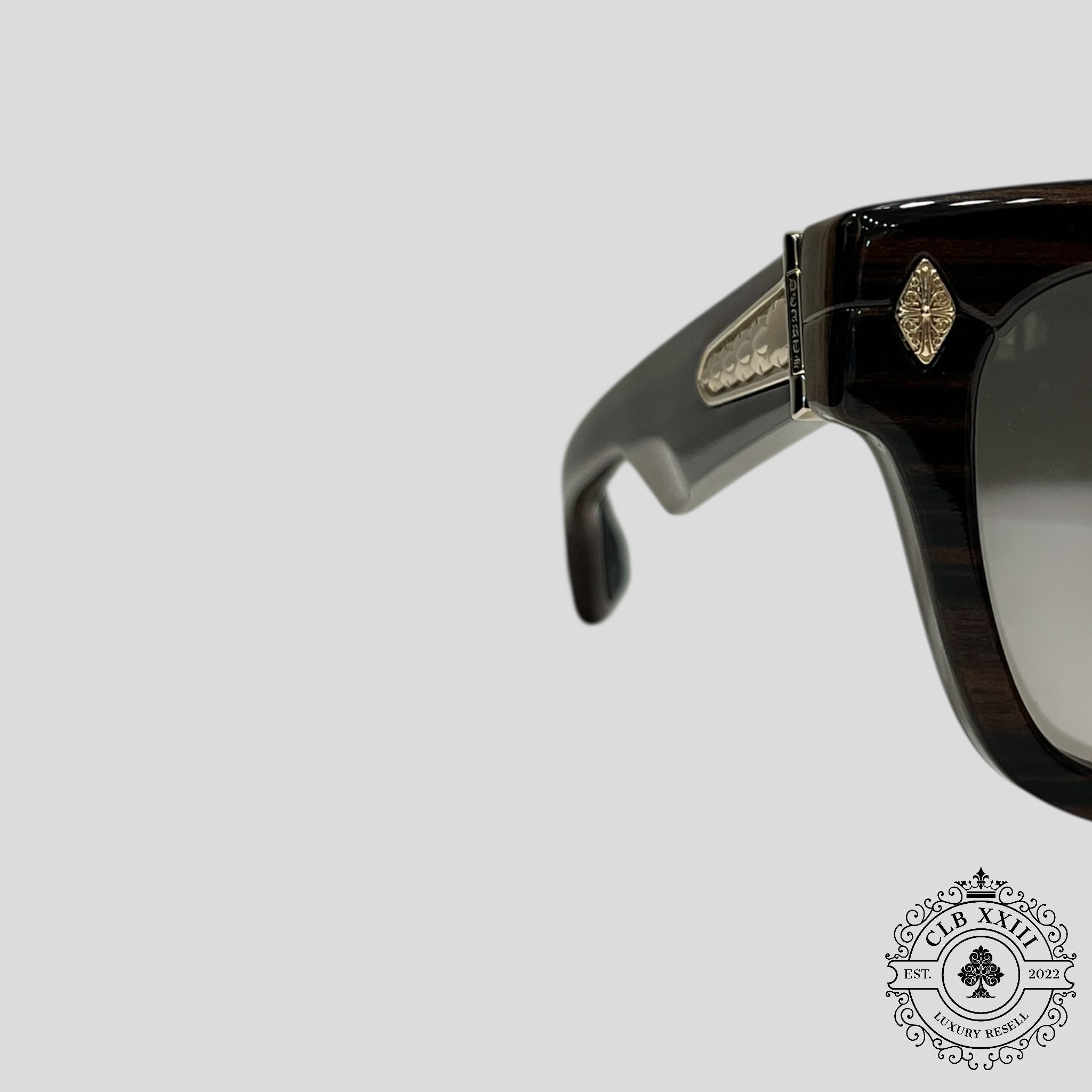 Chrome Hearts Lilith, lunettes de soleil à monture en bois