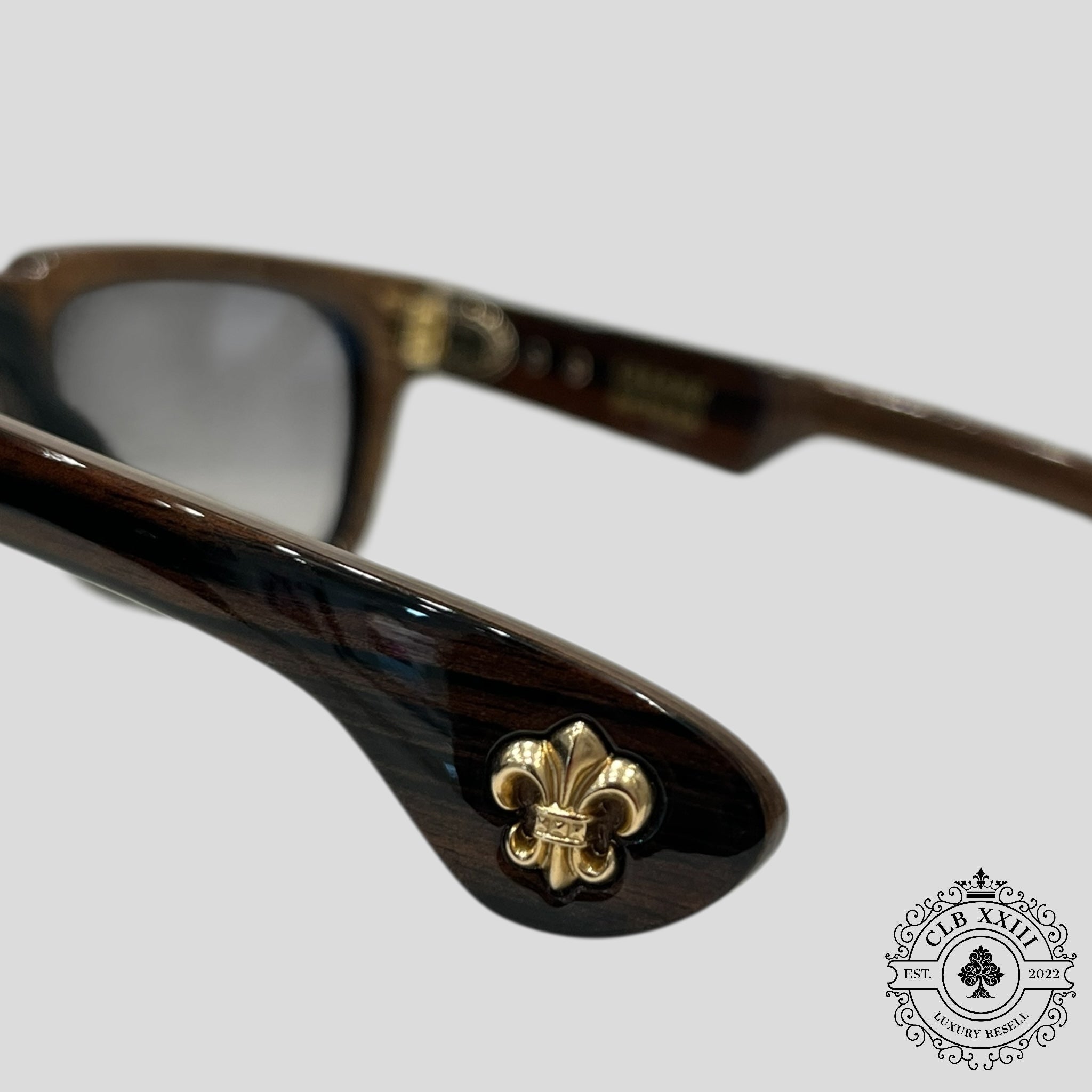 Chrome Hearts Lilith, lunettes de soleil à monture en bois