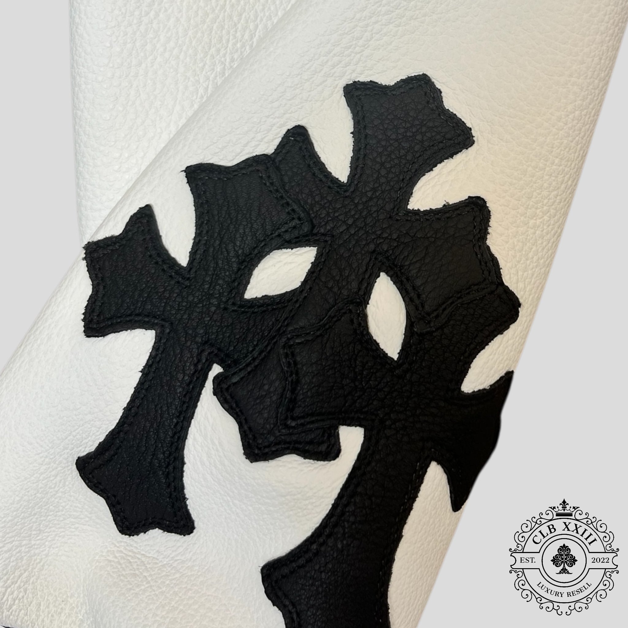 Blouson teddy Chrome Hearts avec écusson aigle, noir
