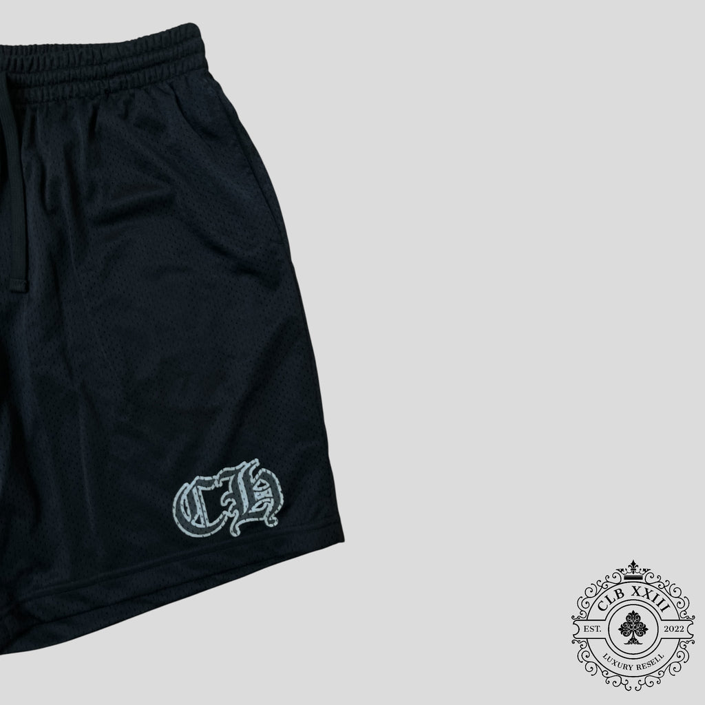 Shorts en maille Chrome Hearts noirs