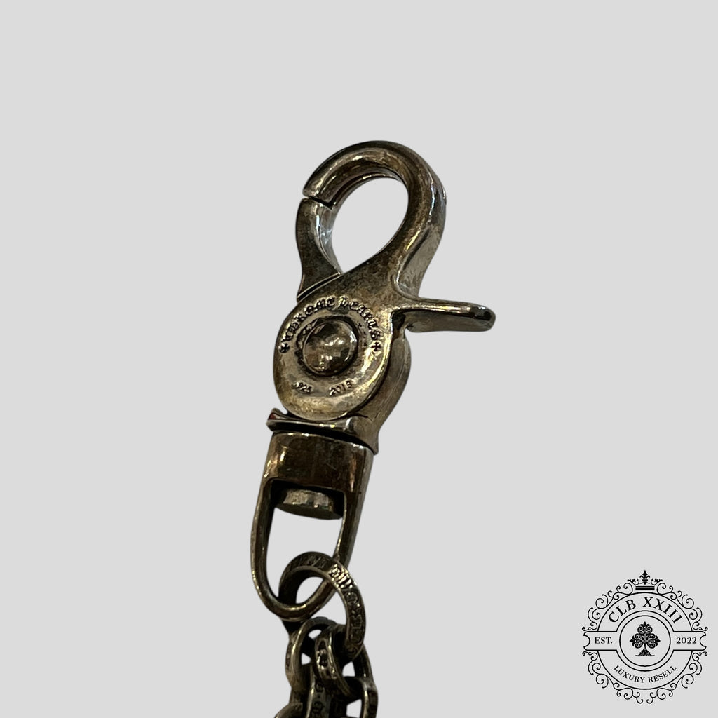 Porte-clés dés Chrome Hearts en argent