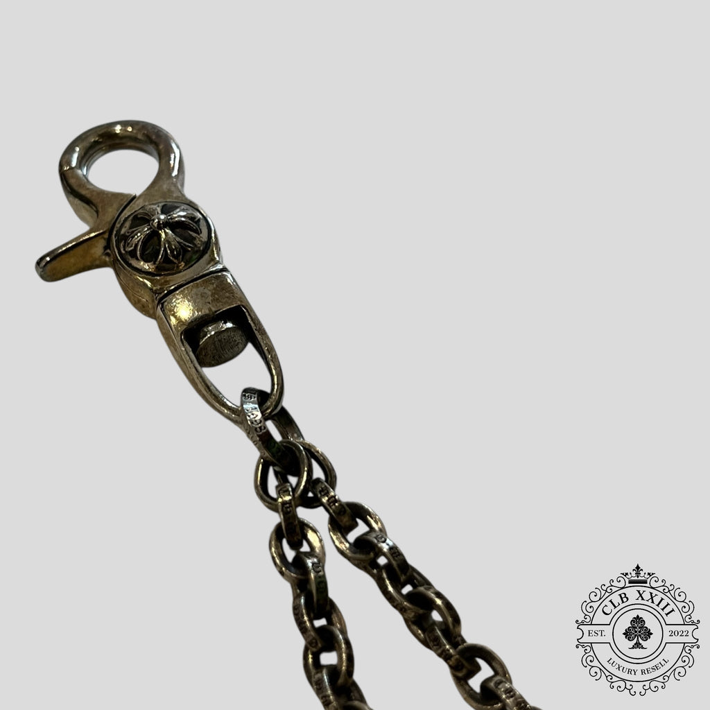 Porte-clés dés Chrome Hearts en argent