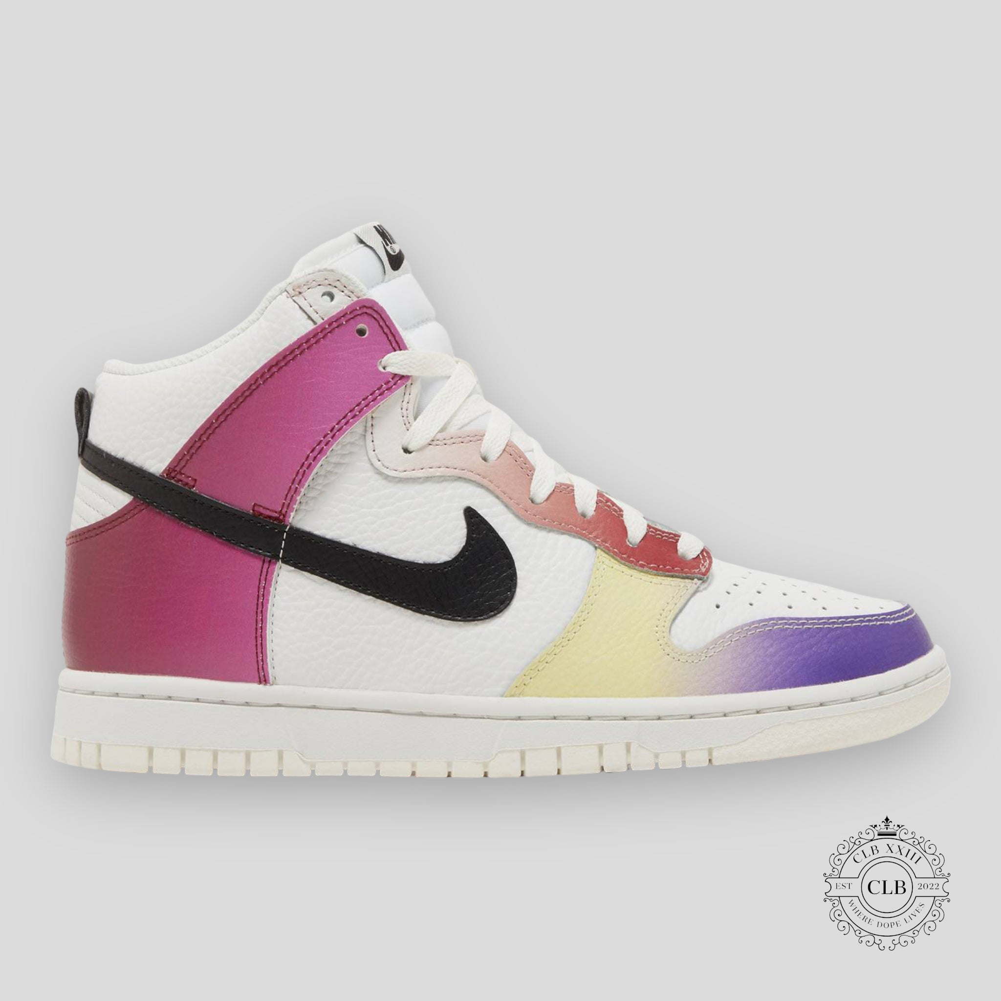 NIKE DUNK HIGH (F) « DÉGRADÉ MULTICOLORE »
