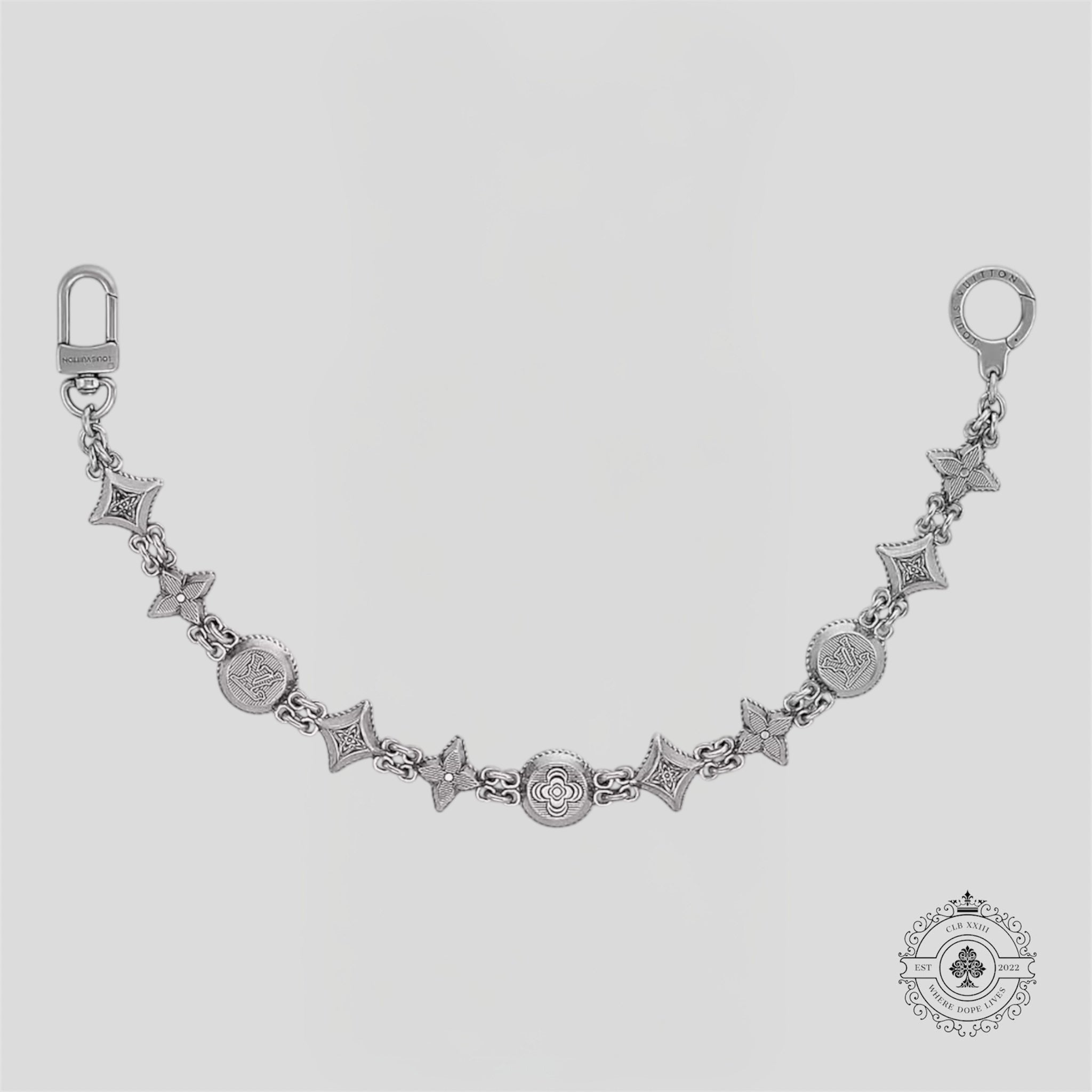Charm de sac/Ceinture Western Louis Vuitton en Argent Vieilli