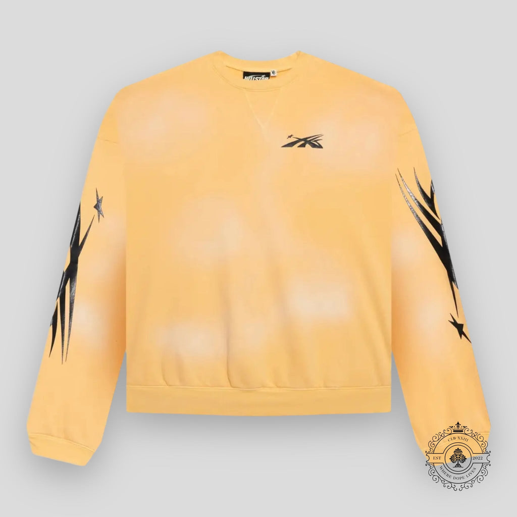 Hellstar Sports Crewneck jaune