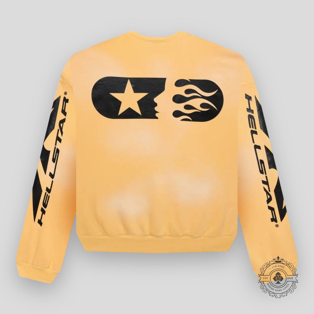 Hellstar Sports Crewneck jaune