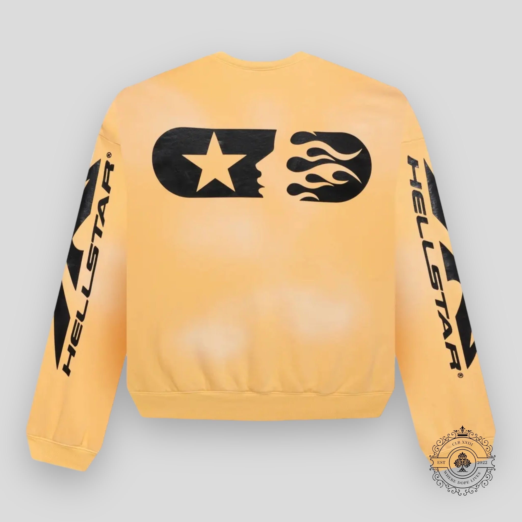 Hellstar Sports Crewneck jaune