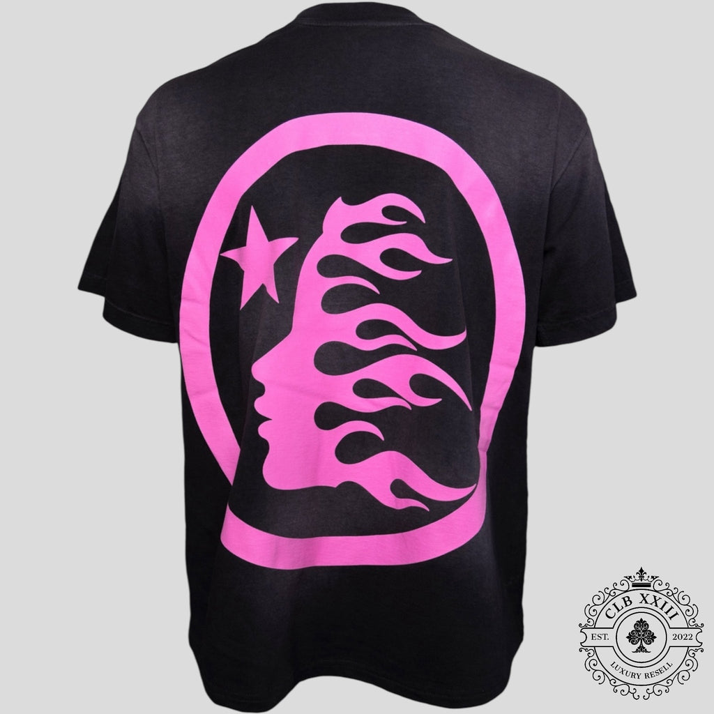 T-shirt Hellstar Classic avec logo en strass, couleur noir