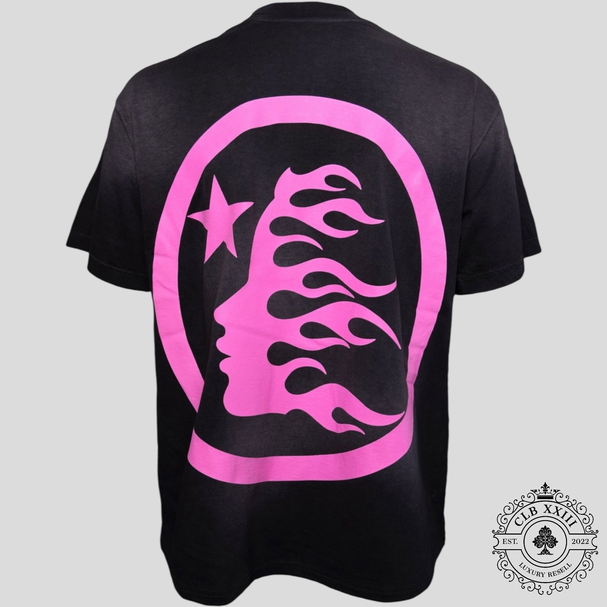 T-shirt Hellstar Classic avec logo en strass, couleur noir