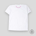 T-shirt à logo script Chrome Hearts violet pour le cou