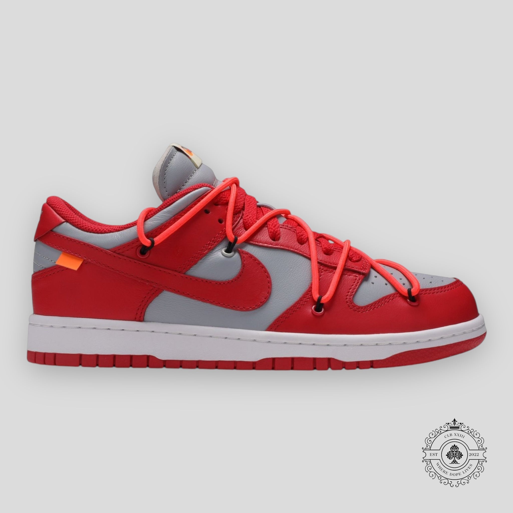 Nike Dunk Low Off-White Rouge Université