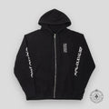 Sweat à capuche zippé à logo vertical Chrome Hearts