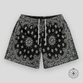 Short en jean noir bicolore Bravest Studios Paisley