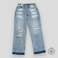 Jeans amples en denim délavé clair Bravest Studios