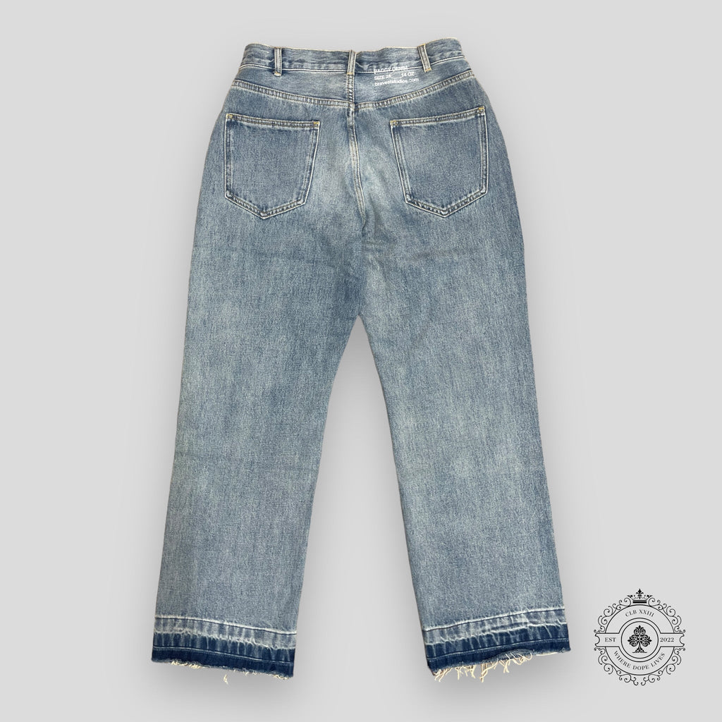 Jeans amples en denim délavé clair Bravest Studios