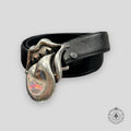 Ceinture en cuir Chrome Hearts Rolling Stones