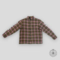Chemise à carreaux matelassée Chrome Hearts marron - Occasion