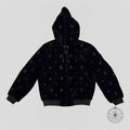 Cochon de lait à capuche orné du monogramme Louis Vuitton en noir
