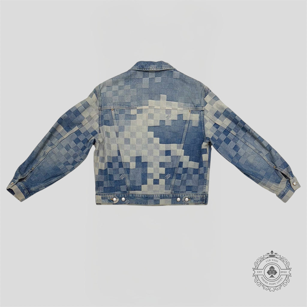 Blouson en jean Louis Vuitton Damoflage Classique