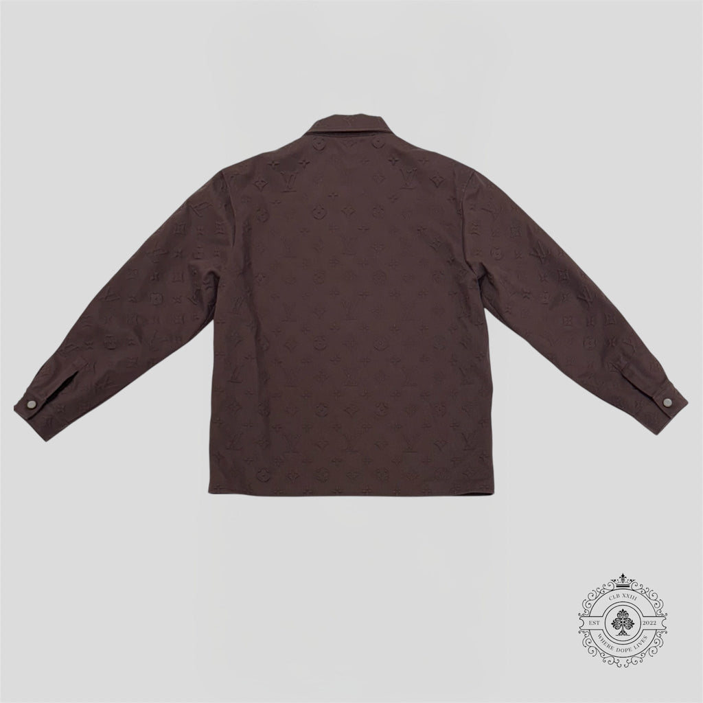 Surchemise Louis Vuitton Monogram Gaufré Marron
